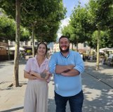 Andrea Joris et Loïc Morand, vice-présidente et nouveau président du HC Martigny.